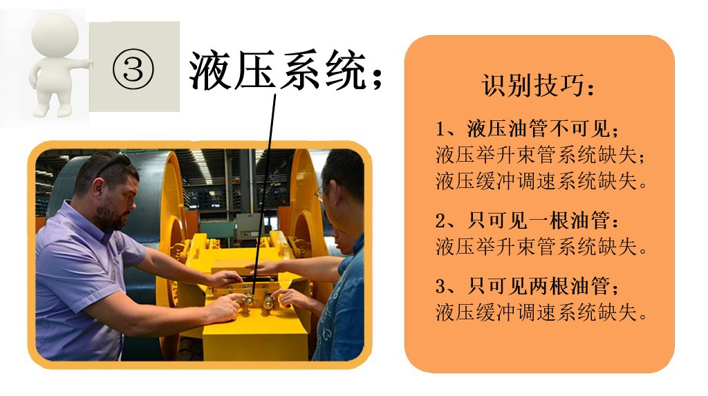 怎么識(shí)別“液壓緩沖調(diào)速系統(tǒng)”的有無(wú)？