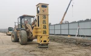 高速公路改擴建加寬，高速液壓夯實機施工案例